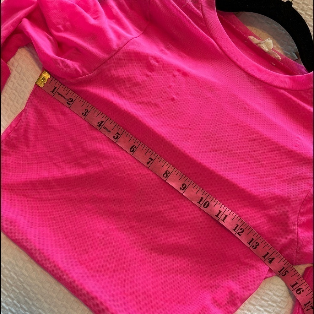 Hot & Delicious Pink Mesh Crop Top - Picture 6 of 15